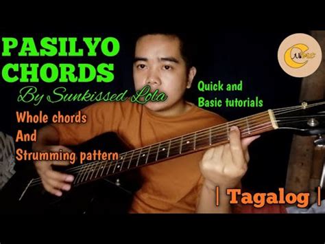 pasilyo strumming pattern
